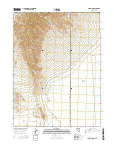 Miners Canyon Nevada Current topographic map, 1:24000 scale, 7.5 X 7.5 Minute, Year 2014