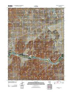 Misfits Flat Nevada Historical topographic map, 1:24000 scale, 7.5 X 7.5 Minute, Year 2011