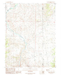 Mitchell Spring Nevada Historical topographic map, 1:24000 scale, 7.5 X 7.5 Minute, Year 1989