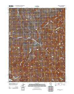 Mixie Flat Nevada Historical topographic map, 1:24000 scale, 7.5 X 7.5 Minute, Year 2011