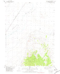 Mizpah Point Nevada Historical topographic map, 1:24000 scale, 7.5 X 7.5 Minute, Year 1982