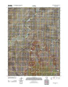 Mizpah Point Nevada Historical topographic map, 1:24000 scale, 7.5 X 7.5 Minute, Year 2012