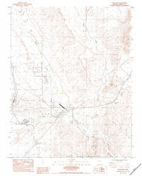 Moapa East Nevada Historical topographic map, 1:24000 scale, 7.5 X 7.5 Minute, Year 1983