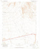 Moapa Peak SE Nevada Historical topographic map, 1:24000 scale, 7.5 X 7.5 Minute, Year 1969