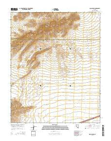 Moapa Peak Nevada Current topographic map, 1:24000 scale, 7.5 X 7.5 Minute, Year 2014