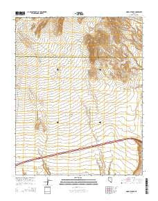 Moapa Peak SE Nevada Current topographic map, 1:24000 scale, 7.5 X 7.5 Minute, Year 2014