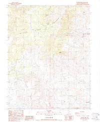 Mohawk Mine Nevada Historical topographic map, 1:24000 scale, 7.5 X 7.5 Minute, Year 1987