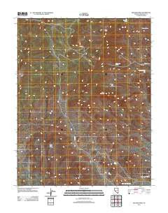 Mohawk Mine Nevada Historical topographic map, 1:24000 scale, 7.5 X 7.5 Minute, Year 2011