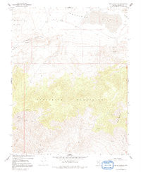 Moho Mountain Nevada Historical topographic map, 1:24000 scale, 7.5 X 7.5 Minute, Year 1967