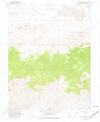 Moho Mountain Nevada Historical topographic map, 1:24000 scale, 7.5 X 7.5 Minute, Year 1967