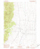 Monte Neva Hot Springs Nevada Historical topographic map, 1:24000 scale, 7.5 X 7.5 Minute, Year 1982