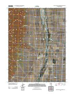 Monte Neva Hot Springs Nevada Historical topographic map, 1:24000 scale, 7.5 X 7.5 Minute, Year 2012