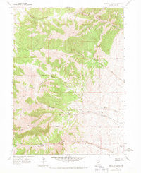Montello Canyon Nevada Historical topographic map, 1:24000 scale, 7.5 X 7.5 Minute, Year 1967