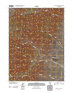 Montello Canyon Nevada Historical topographic map, 1:24000 scale, 7.5 X 7.5 Minute, Year 2012
