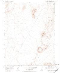 Montezuma Peak SE Nevada Historical topographic map, 1:24000 scale, 7.5 X 7.5 Minute, Year 1970
