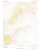 Montezuma Peak SW Nevada Historical topographic map, 1:24000 scale, 7.5 X 7.5 Minute, Year 1970