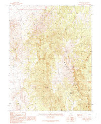 Moody Peak Nevada Historical topographic map, 1:24000 scale, 7.5 X 7.5 Minute, Year 1990