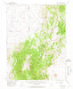 Moody Peak Nevada Historical topographic map, 1:62500 scale, 15 X 15 Minute, Year 1964