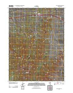 Moor Summit Nevada Historical topographic map, 1:24000 scale, 7.5 X 7.5 Minute, Year 2012
