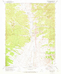 Moores Station Nevada Historical topographic map, 1:24000 scale, 7.5 X 7.5 Minute, Year 1967