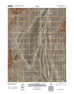 Moores Station SE Nevada Historical topographic map, 1:24000 scale, 7.5 X 7.5 Minute, Year 2012