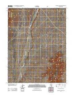 Moores Station SW Nevada Historical topographic map, 1:24000 scale, 7.5 X 7.5 Minute, Year 2012