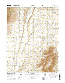 Moores Station SW Nevada Current topographic map, 1:24000 scale, 7.5 X 7.5 Minute, Year 2014