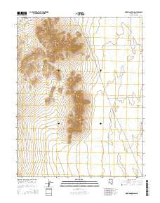 Moorman Spring Nevada Current topographic map, 1:24000 scale, 7.5 X 7.5 Minute, Year 2014