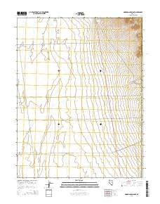 Moorman Spring SE Nevada Current topographic map, 1:24000 scale, 7.5 X 7.5 Minute, Year 2014