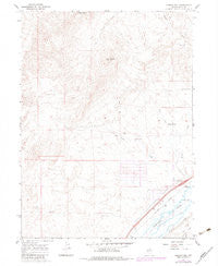 Morgan Hill Nevada Historical topographic map, 1:24000 scale, 7.5 X 7.5 Minute, Year 1967