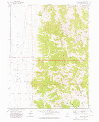 Morgan Pass Nevada Historical topographic map, 1:24000 scale, 7.5 X 7.5 Minute, Year 1972