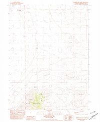 Mormon Dan Butte Nevada Historical topographic map, 1:24000 scale, 7.5 X 7.5 Minute, Year 1982