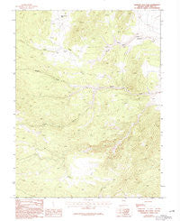 Mormon Jack Pass Nevada Historical topographic map, 1:24000 scale, 7.5 X 7.5 Minute, Year 1986