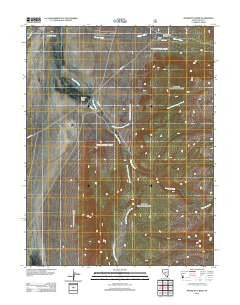 Mosquito Creek Nevada Historical topographic map, 1:24000 scale, 7.5 X 7.5 Minute, Year 2012