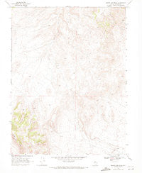 Mount Airy Mesa Nevada Historical topographic map, 1:24000 scale, 7.5 X 7.5 Minute, Year 1969
