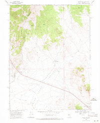 Mount Airy Nevada Historical topographic map, 1:24000 scale, 7.5 X 7.5 Minute, Year 1969