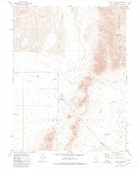 Mount Annie Nevada Historical topographic map, 1:24000 scale, 7.5 X 7.5 Minute, Year 1980