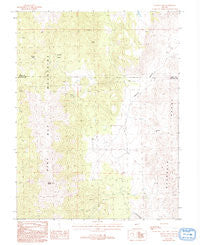 Mount Como Nevada Historical topographic map, 1:24000 scale, 7.5 X 7.5 Minute, Year 1987