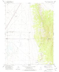 Mount Grafton NE Nevada Historical topographic map, 1:24000 scale, 7.5 X 7.5 Minute, Year 1973