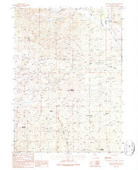 Mount Ichabod Nevada Historical topographic map, 1:24000 scale, 7.5 X 7.5 Minute, Year 1986
