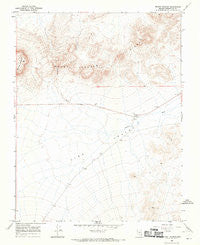 Mount Jackson Nevada Historical topographic map, 1:24000 scale, 7.5 X 7.5 Minute, Year 1968