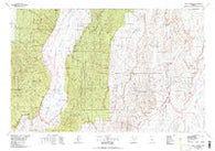 Mount Jefferson Nevada Historical topographic map, 1:100000 scale, 30 X 60 Minute, Year 1978