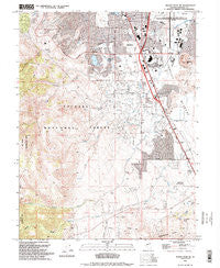 Mount Rose NE Nevada Historical topographic map, 1:24000 scale, 7.5 X 7.5 Minute, Year 1994
