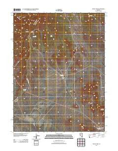 Mount Airy Nevada Historical topographic map, 1:24000 scale, 7.5 X 7.5 Minute, Year 2011
