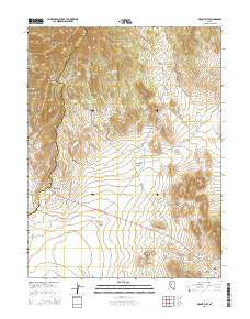 Mount Airy Nevada Current topographic map, 1:24000 scale, 7.5 X 7.5 Minute, Year 2014