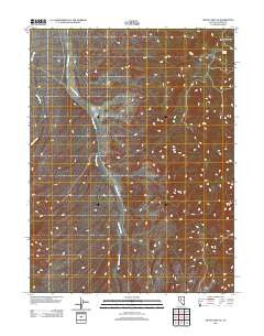 Mount Airy NE Nevada Historical topographic map, 1:24000 scale, 7.5 X 7.5 Minute, Year 2011