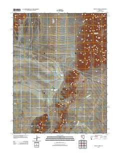 Mount Annie Nevada Historical topographic map, 1:24000 scale, 7.5 X 7.5 Minute, Year 2011