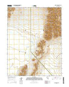 Mount Annie Nevada Current topographic map, 1:24000 scale, 7.5 X 7.5 Minute, Year 2014