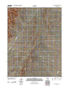 Mount Annie NE Nevada Historical topographic map, 1:24000 scale, 7.5 X 7.5 Minute, Year 2011