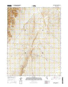 Mount Annie NE Nevada Current topographic map, 1:24000 scale, 7.5 X 7.5 Minute, Year 2014
